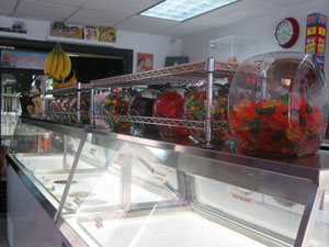 Copyright LIHerald.com Scooop offers a wide selection of toppings for its ice cream flavors, sundaes, banana splits and milkshakes.